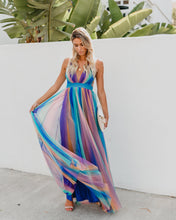 Load image into Gallery viewer, Sugar Plum Striped Maxi Dress