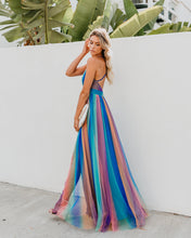 Load image into Gallery viewer, Sugar Plum Striped Maxi Dress