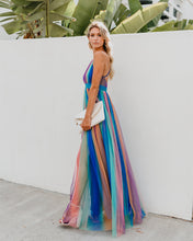 Load image into Gallery viewer, Sugar Plum Striped Maxi Dress