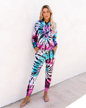 Load image into Gallery viewer, Surreal Cotton Blend Tie Dye Hoodie