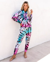 Load image into Gallery viewer, Surreal Cotton Blend Tie Dye Hoodie