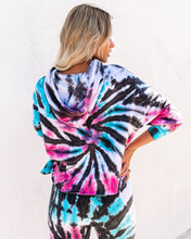 Load image into Gallery viewer, Surreal Cotton Blend Tie Dye Hoodie
