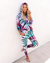 Load image into Gallery viewer, Surreal Cotton Blend Tie Dye Hoodie