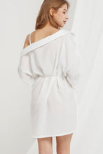 Load image into Gallery viewer, Vera Asymmetric Shirt Dress-2 Colors
