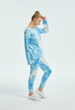 Load image into Gallery viewer, Pop The Sunroof Tie Dye Knit Top and Pants
