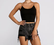 Load image into Gallery viewer, Basic Scoop Neck Ribbed Knit Tank Top
