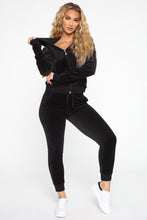 Load image into Gallery viewer, The Original Trendsetter Velour Set - Black

