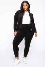 Load image into Gallery viewer, The Original Trendsetter Velour Set - Black
