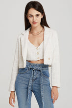 Load image into Gallery viewer, Hadley Boucle Crop Top And Jacket Set

