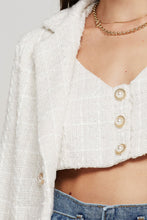 Load image into Gallery viewer, Hadley Boucle Crop Top And Jacket Set
