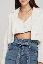 Load image into Gallery viewer, Hadley Boucle Crop Top And Jacket Set
