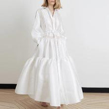 Load image into Gallery viewer, Elegant Solid Paneled Maxi Dress
