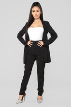Load image into Gallery viewer, Payin&#39; It Forward Blazer Set - Black
