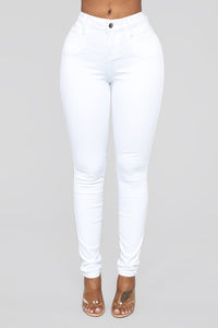 Classic Mid Rise Skinny Jeans