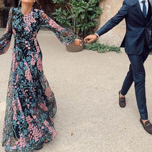 Load image into Gallery viewer, Sexy Backless Floral Print Dress
