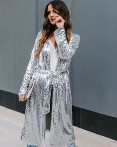 Major Compliments Sequin Duster