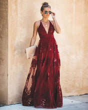 Load image into Gallery viewer, Antonia Maxi Dress - Wine
