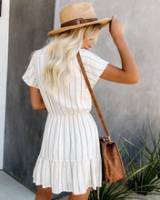 Load image into Gallery viewer, Kick The Dust Striped Ruffle Dress
