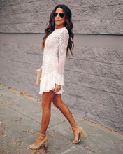 Load image into Gallery viewer, PREORDER - Match Made In Heaven Lace Pleated Ruffle Dress
