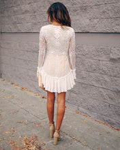 Load image into Gallery viewer, PREORDER - Match Made In Heaven Lace Pleated Ruffle Dress
