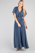 Load image into Gallery viewer, Naples Flutter Sleeve Wrap Maxi

