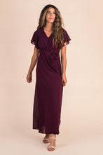 Load image into Gallery viewer, Naples Flutter Sleeve Wrap Maxi
