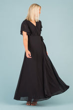 Load image into Gallery viewer, Naples Flutter Sleeve Wrap Maxi

