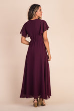 Load image into Gallery viewer, Naples Flutter Sleeve Wrap Maxi
