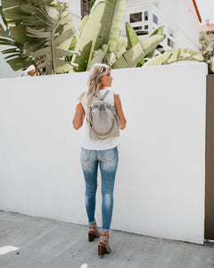 Brette Convertible Backpack - Grey