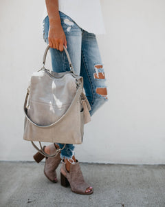 Brette Convertible Backpack - Grey