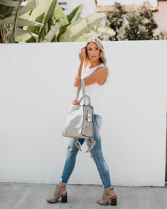 Brette Convertible Backpack - Grey
