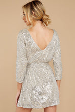 Load image into Gallery viewer, Show Stopper Champagne Sequin Dress

