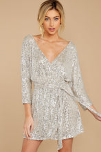 Load image into Gallery viewer, Show Stopper Champagne Sequin Dress
