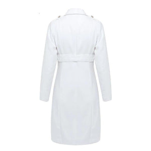 Button Down Trench Coat