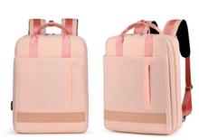 Load image into Gallery viewer, Women Multifunction Waterproof Casual Patchwork Backpack
