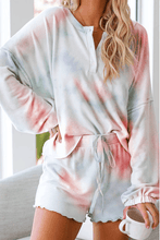 Load image into Gallery viewer, Womens Long Sleeve of 2 Piece Short Pajamas Set Nightwear Sleepwear Loungewear-Orange
