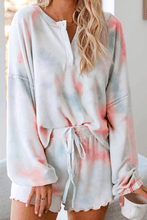 Load image into Gallery viewer, Womens Long Sleeve of 2 Piece Short Pajamas Set Nightwear Sleepwear Loungewear-Orange
