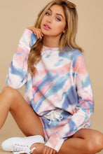 Load image into Gallery viewer, Totally Chill Blue Multi Tie Dye Sweatshirt
