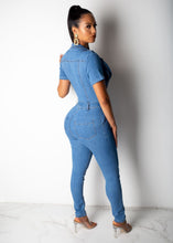 Load image into Gallery viewer, Make You Talk Short Sleeve Jumpsuit
