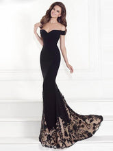 Load image into Gallery viewer, Off Shoulder Hot Drilling Cocktail Dress
