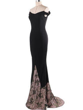 Load image into Gallery viewer, Off Shoulder Hot Drilling Cocktail Dress
