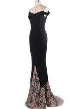 Load image into Gallery viewer, Off Shoulder Hot Drilling Cocktail Dress
