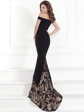 Load image into Gallery viewer, Off Shoulder Hot Drilling Cocktail Dress
