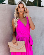 Load image into Gallery viewer, Diana Sleeveless Maxi Dress - Fuchsia
