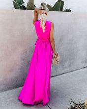 Load image into Gallery viewer, Diana Sleeveless Maxi Dress - Fuchsia
