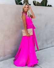 Load image into Gallery viewer, Diana Sleeveless Maxi Dress - Fuchsia
