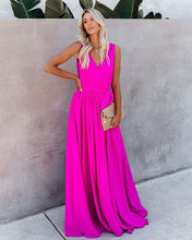 Load image into Gallery viewer, Diana Sleeveless Maxi Dress - Fuchsia

