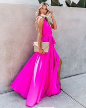 Load image into Gallery viewer, Diana Sleeveless Maxi Dress - Fuchsia
