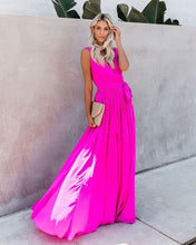 Load image into Gallery viewer, Diana Sleeveless Maxi Dress - Fuchsia
