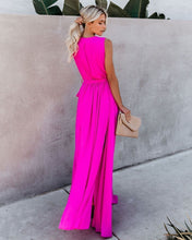 Load image into Gallery viewer, Diana Sleeveless Maxi Dress - Fuchsia

